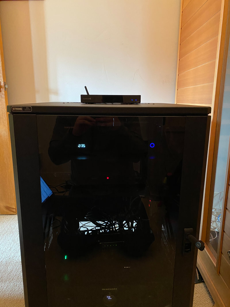 Recent Curt's Audio Video install in a Parker area home